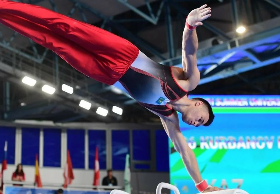Қазақстандық гимнаст Нариман Құрбанов Дохада өткен әлем кубогінде алтын алды