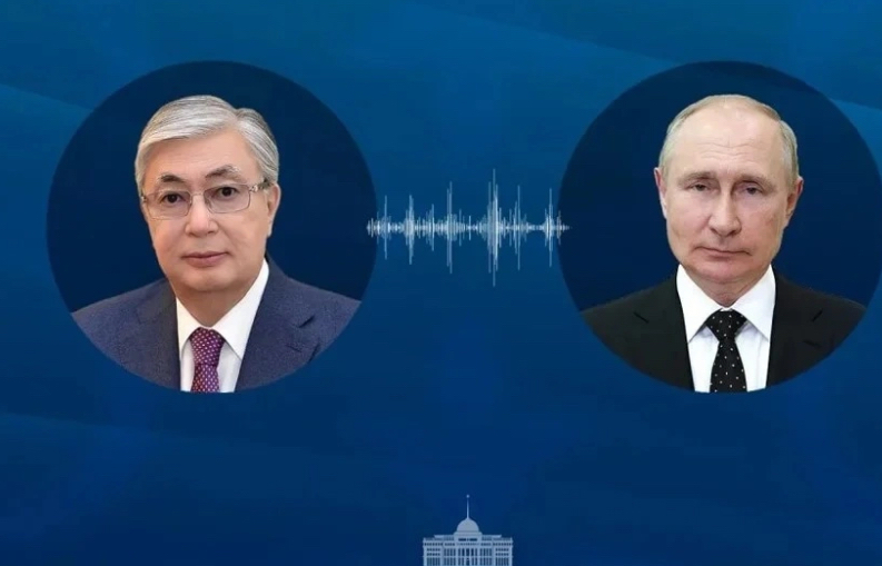 Президент Владимир Путинмен телефон арқылы сөйлесті Президент Владимир Путинмен телефон арқылы сөйлесті
