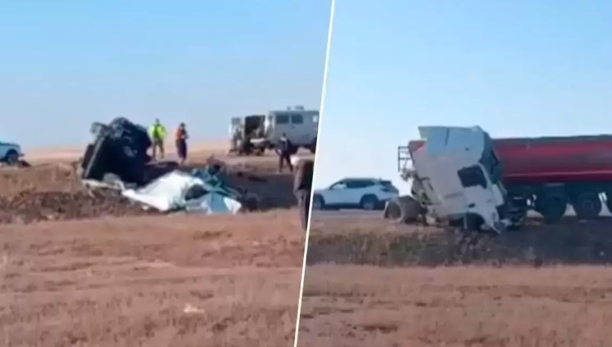 12 адам қаза тапқан жол апаты: марқұмдарды жерлеу рәсімі өтті 12 адам қаза тапқан жол апаты: марқұмдарды жерлеу рәсімі өтті
