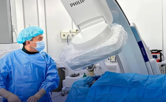 Шымкенттік дәрігерлер алғаш рет эндоваскулярлық отаны сәтті орындады Шымкенттік дәрігерлер алғаш рет эндоваскулярлық отаны сәтті орындады