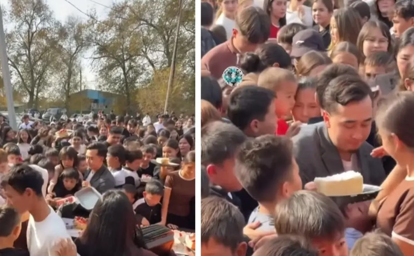 Алматыда тортқа таласқан жұрттың видеосы тарады (ВИДЕО) Алматыда тортқа таласқан жұрттың видеосы тарады (ВИДЕО)